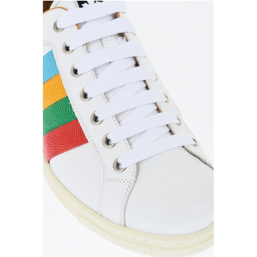 Dsquared² Python Printed Leather Detailed SANTA MONICA Sneakers