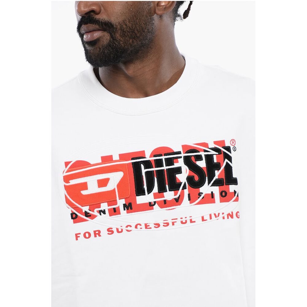 Diesel Brushed Cotton S-BAXT-N1 Crew-neck Sweatshirt