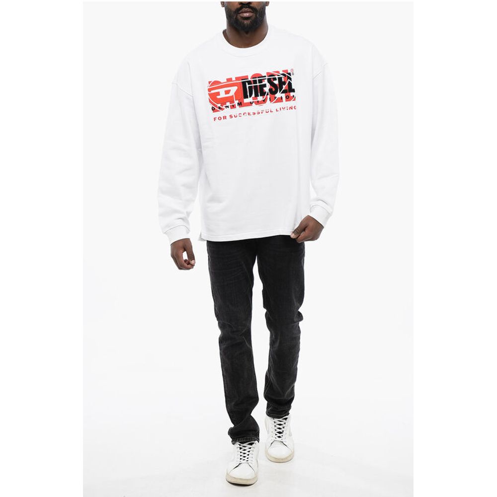 Diesel Brushed Cotton S-BAXT-N1 Crew-neck Sweatshirt