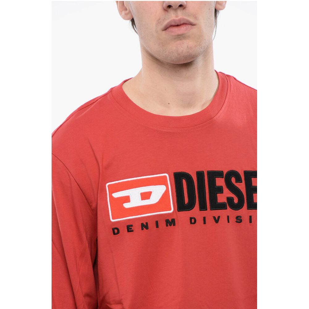 Diesel RED TAG Long Sleeved T-JUST-LS-DIV Crew-neck T-Shirt