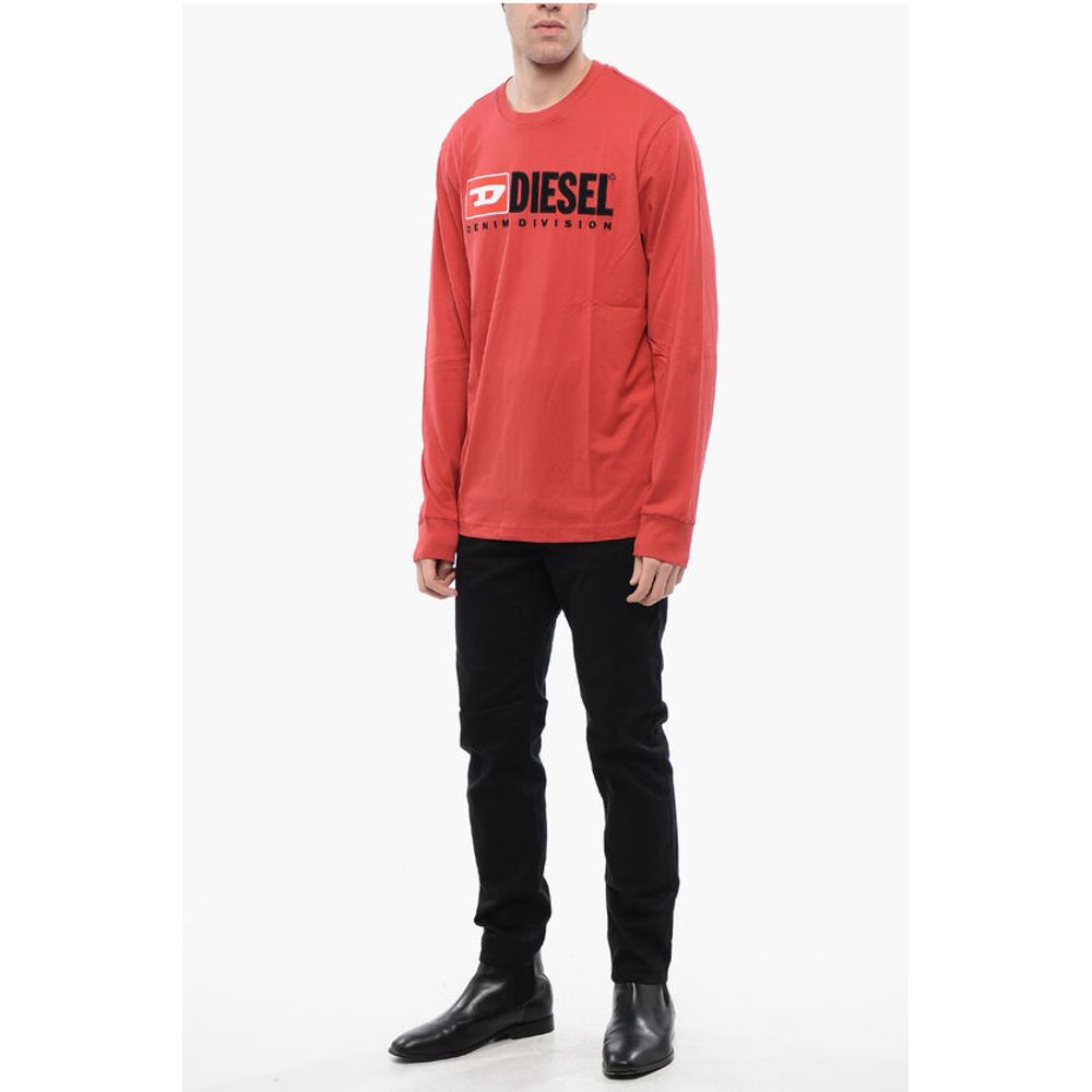 Diesel RED TAG Long Sleeved T-JUST-LS-DIV Crew-neck T-Shirt