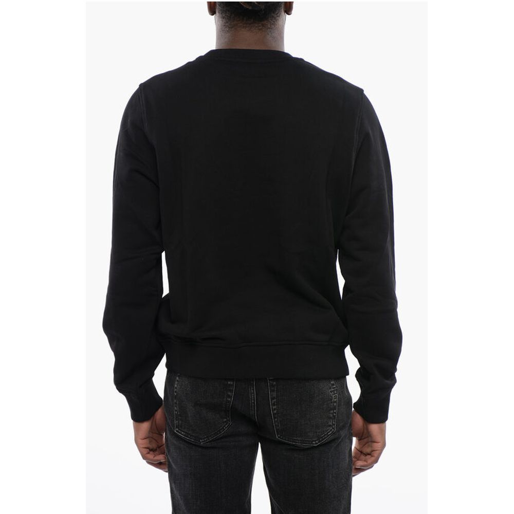 Diesel Brushed Cotton S-GINN LOGO E17 Crew-neck Sweatshirt