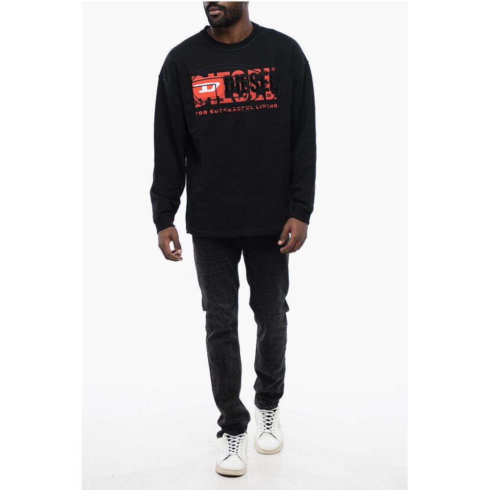 Diesel RED TAG Brushed Cotton S-BAXT-N1 Crew-neck Sweatshirt