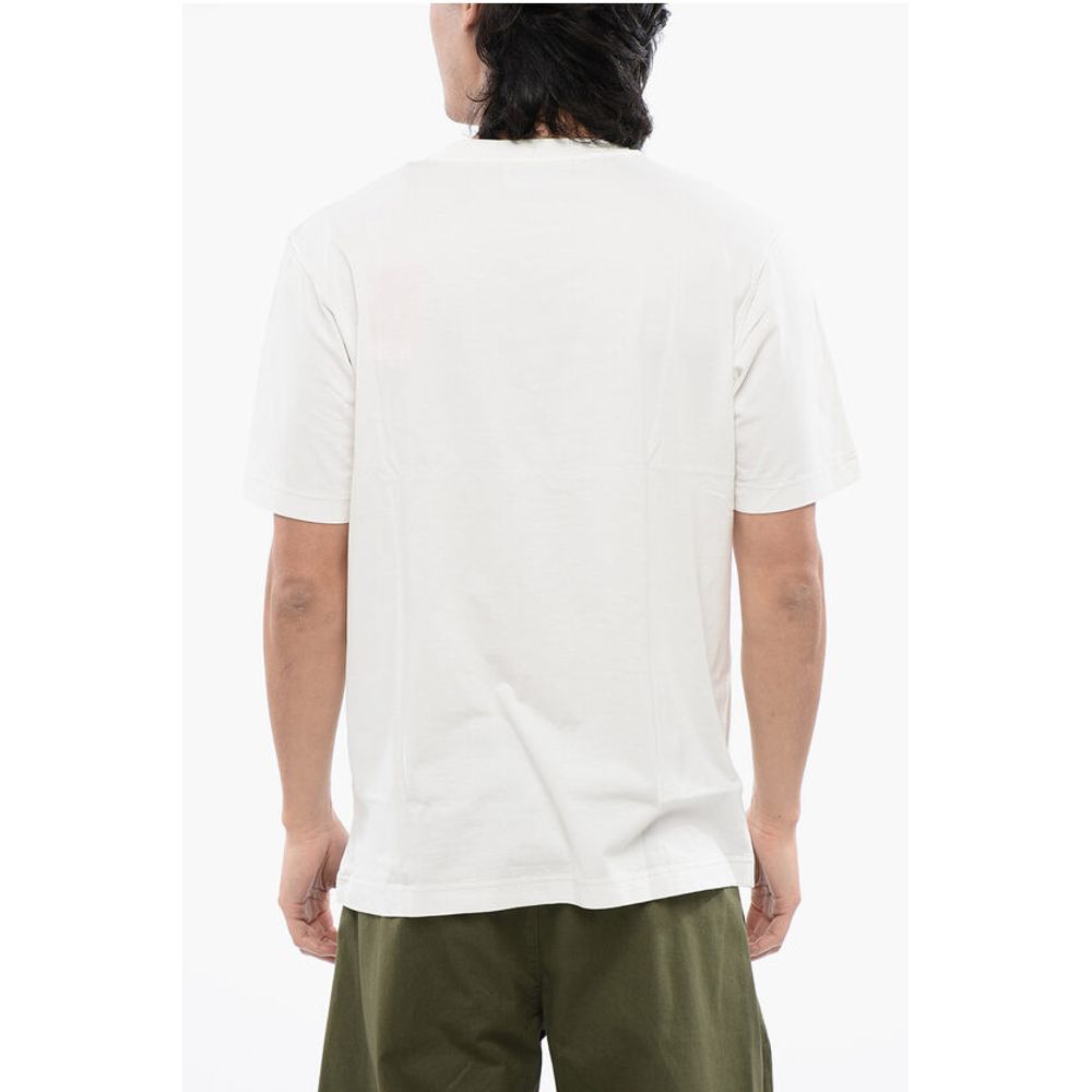 Diesel Lightweight Cotton T-JUST-E16 Crew-neck T-Shirt with Bleed-T