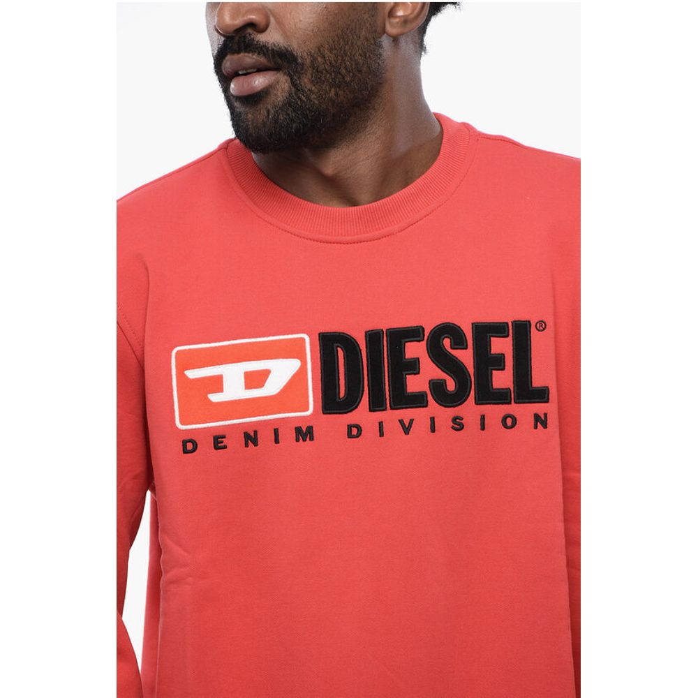 Diesel Lightweight Cotton S-GINN-DIV Crewneck Sweatshirt