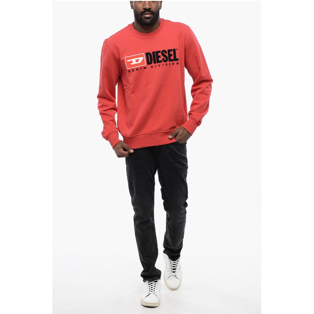 Diesel Lightweight Cotton S-GINN-DIV Crewneck Sweatshirt