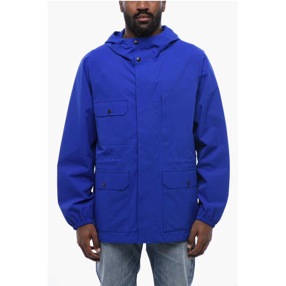 Woolrich Multipocketed MOUNTAIN Windbreaker with Hidden Closure