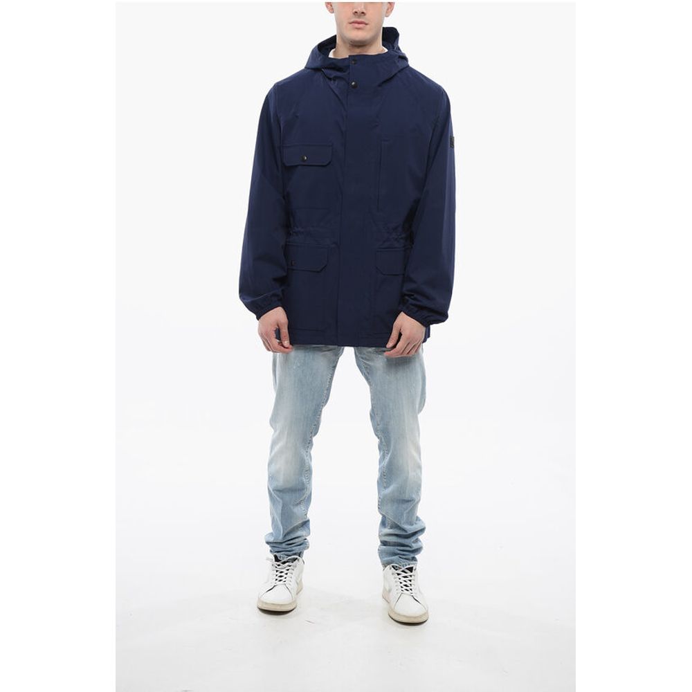 Woolrich Utility MOUNTAIN Raincoat With Drawstrings