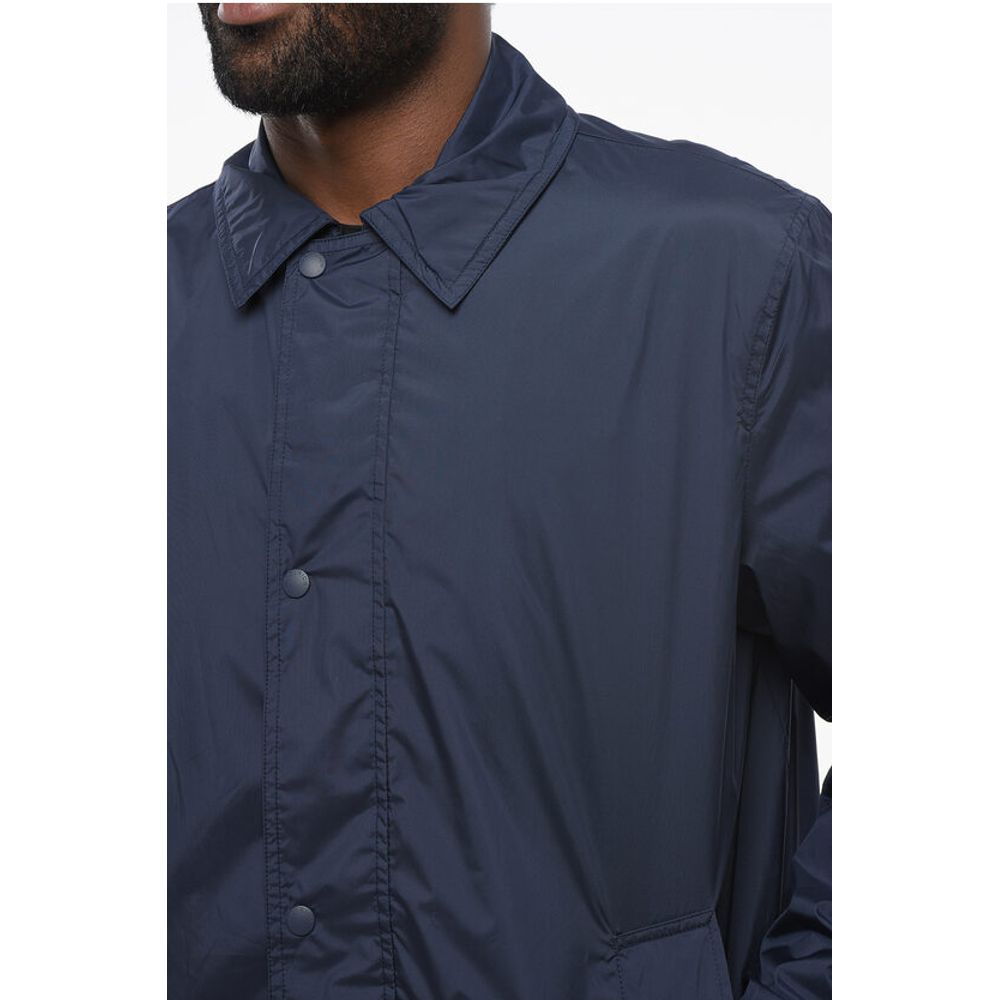 Woolrich Solid Color Jacket with Zip Closure