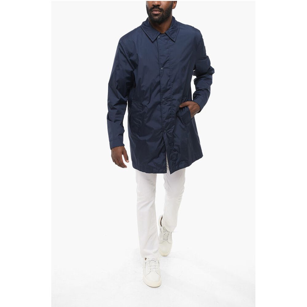 Woolrich Solid Color Jacket with Zip Closure
