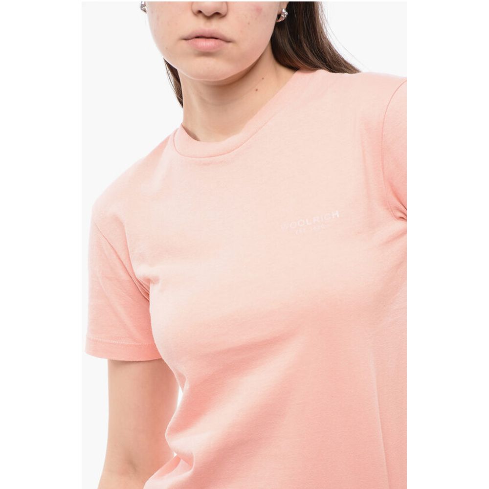 Woolrich Crew Neck Monochrome Cotton T-Shirt
