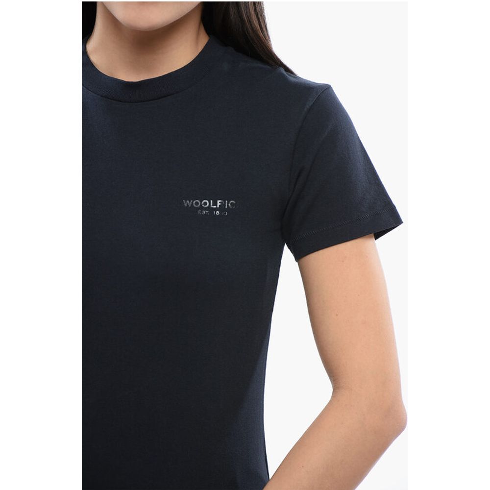 Woolrich Crew Neck Monochrome Cotton T-Shirt