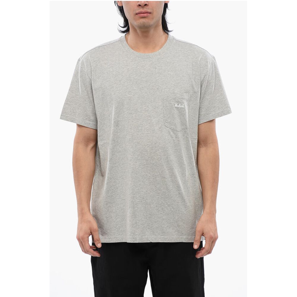 Woolrich Embroidered Logo T-shirt With Breast Pocket