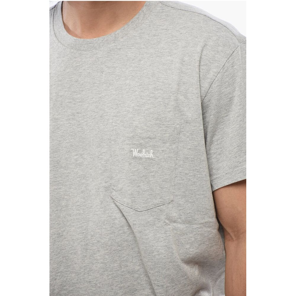 Woolrich Embroidered Logo T-shirt With Breast Pocket