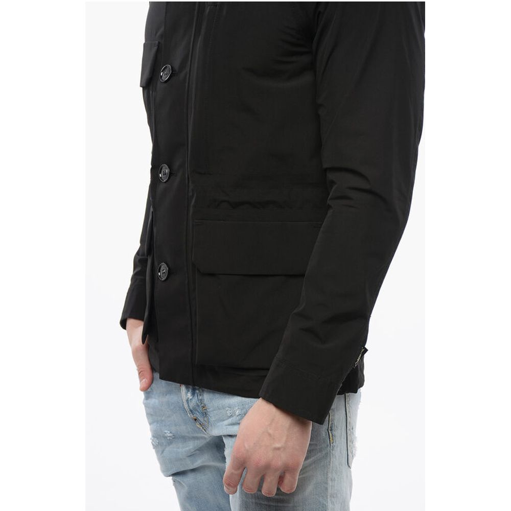 Woolrich Hooded GTX Windbreaker With Utility Pockets