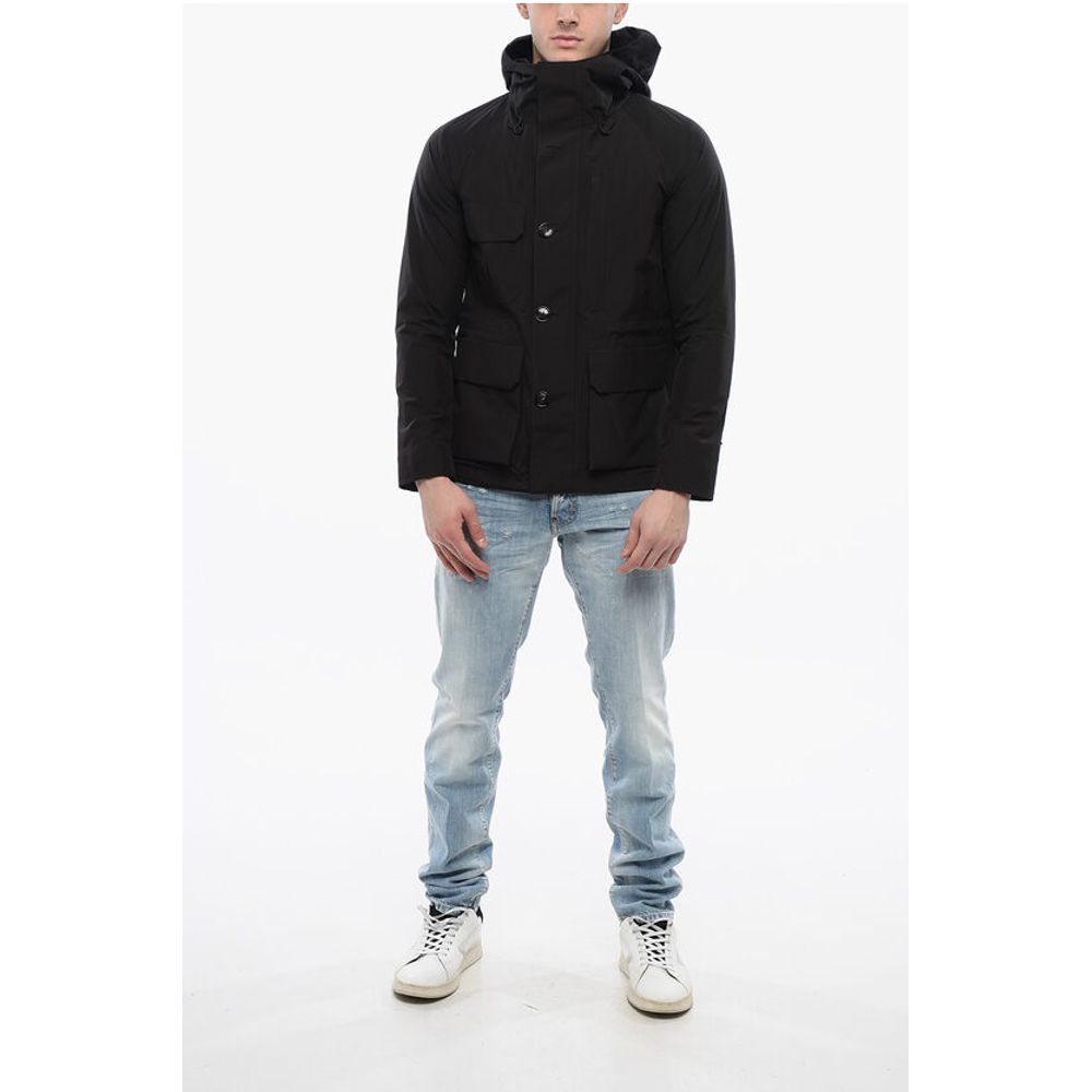 Woolrich Hooded GTX Windbreaker With Utility Pockets