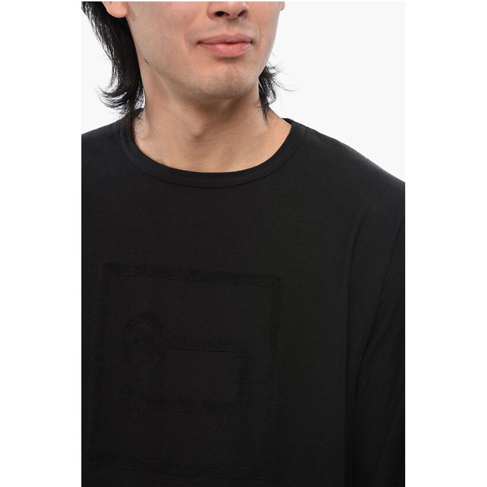 Woolrich Long Sleeved T-shirt With Tone-On-Tone Logo