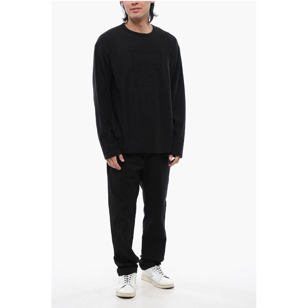 Woolrich Long Sleeved T-shirt With Tone-On-Tone Logo