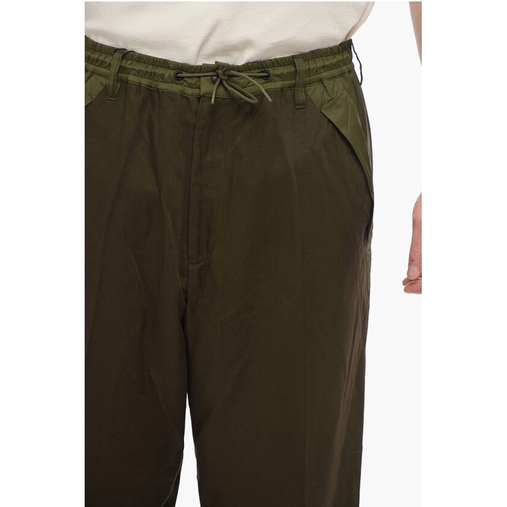 Armani EMPORIO Viscose Straight Fit Pants with Nylon Inserts