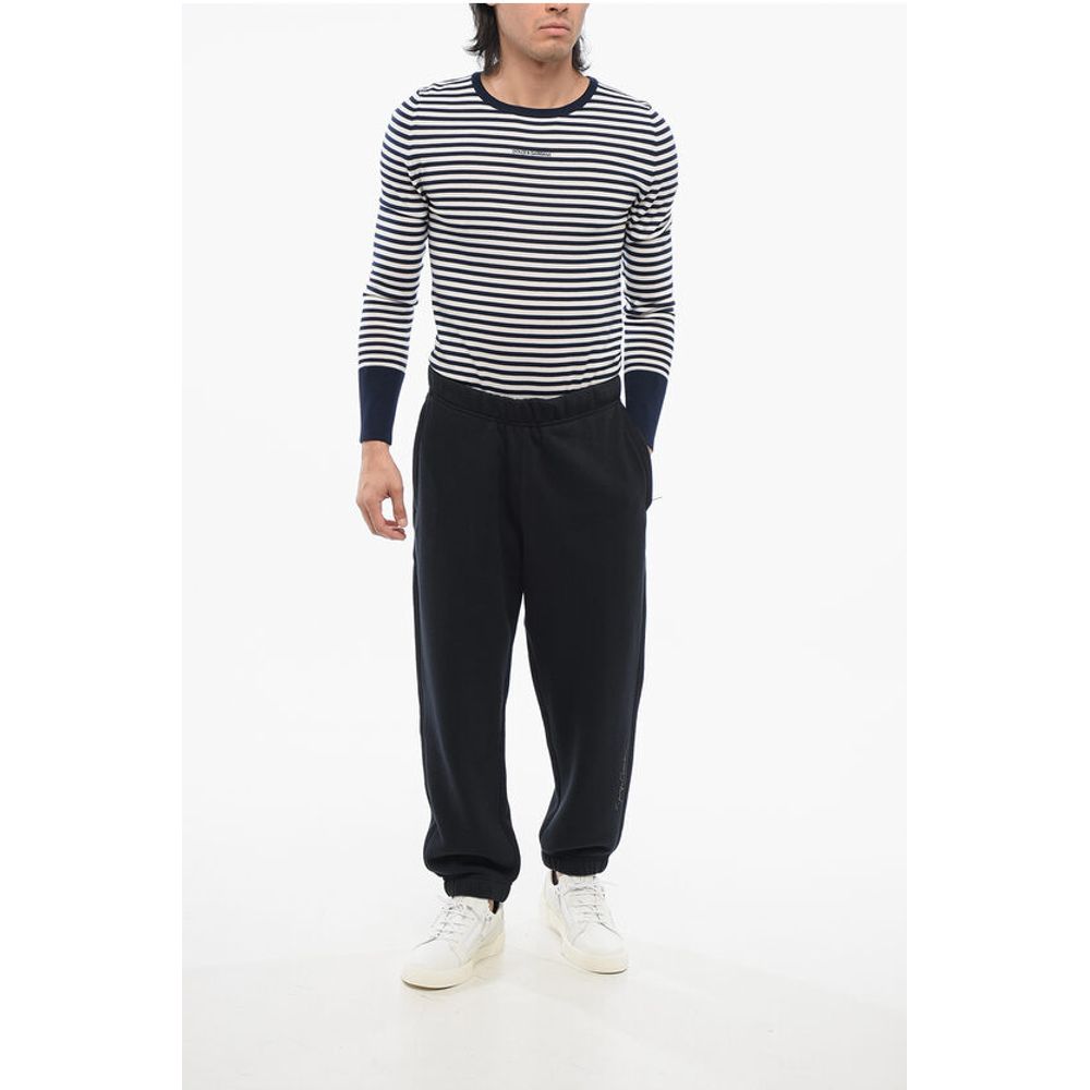 Armani GIORGIO Cotton Sweatpants with Embossed Logo