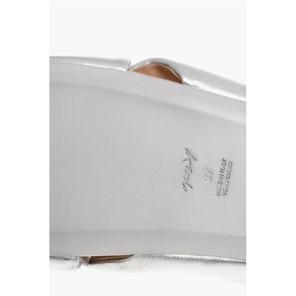 Marsell Criss-Cross leather Slides