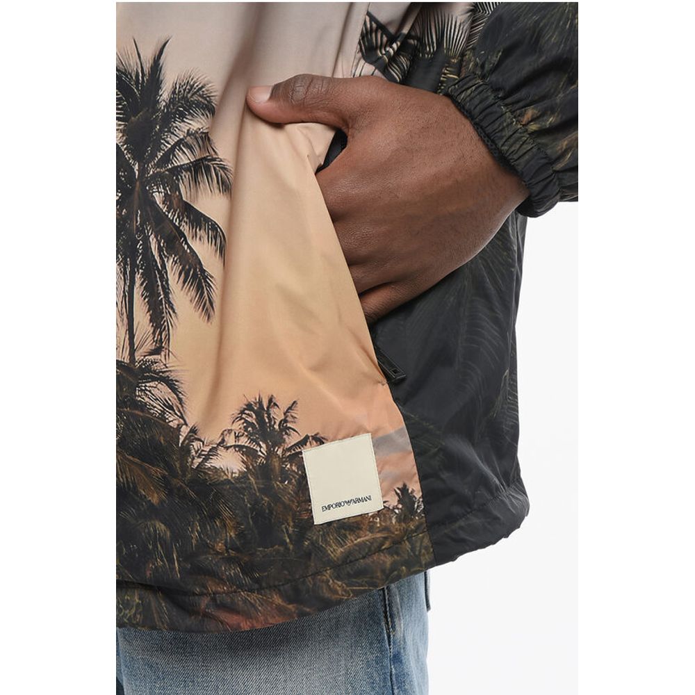 Armani EMPORIO Hooded PALM Windbreaker
