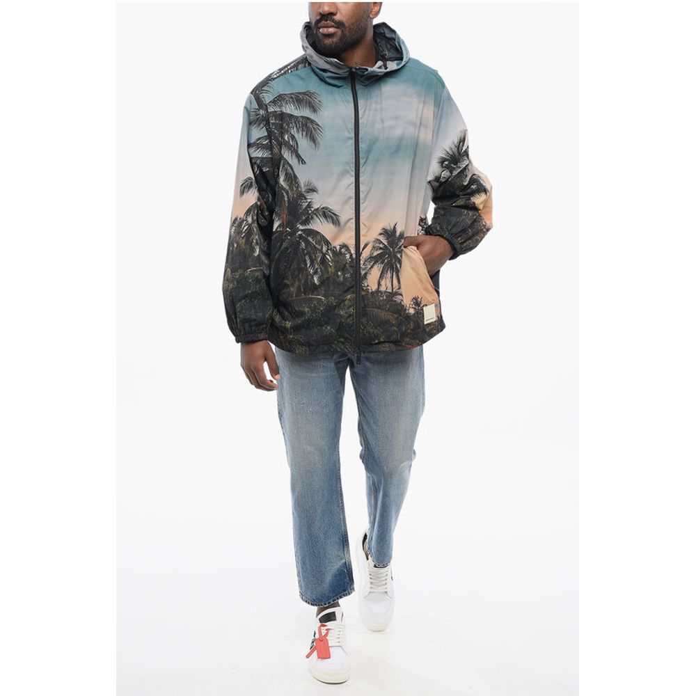 Armani EMPORIO Hooded PALM Windbreaker