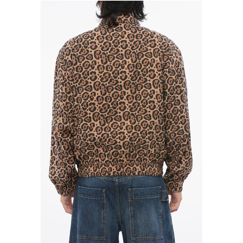 Armani EMPORIO Unlined Reversible Bomber Jacket with Animal Pattern