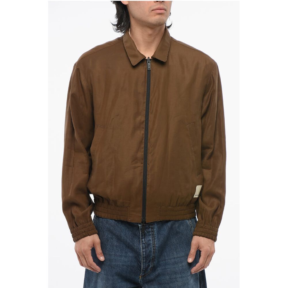 Armani EMPORIO Unlined Reversible Bomber Jacket with Animal Pattern