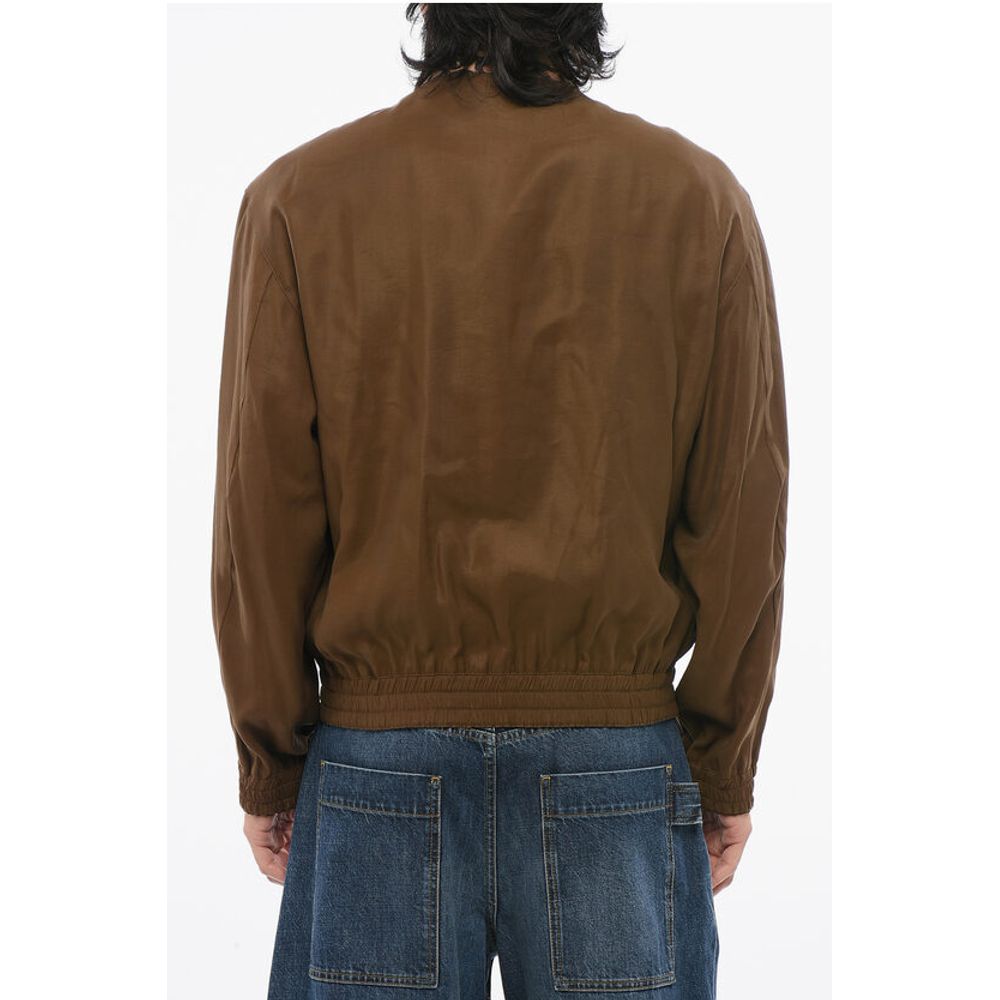 Armani EMPORIO Unlined Reversible Bomber Jacket with Animal Pattern