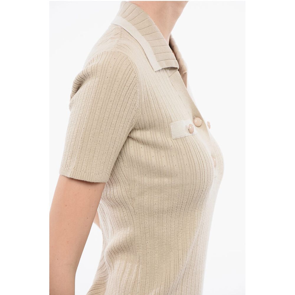 Armani EMPORIO ICON Ribbed Sweater with Polo Neck