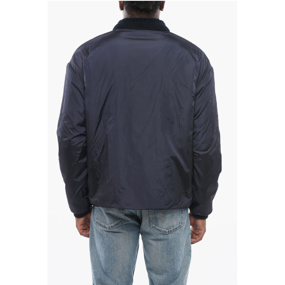Armani EMPORIO Reversible Windbreaker with Sherpa Lining