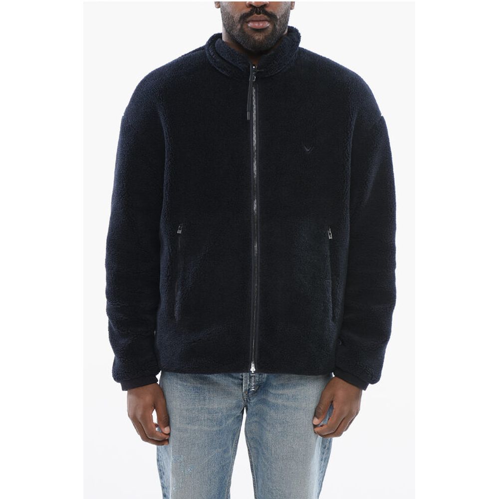 Armani EMPORIO Reversible Windbreaker with Sherpa Lining
