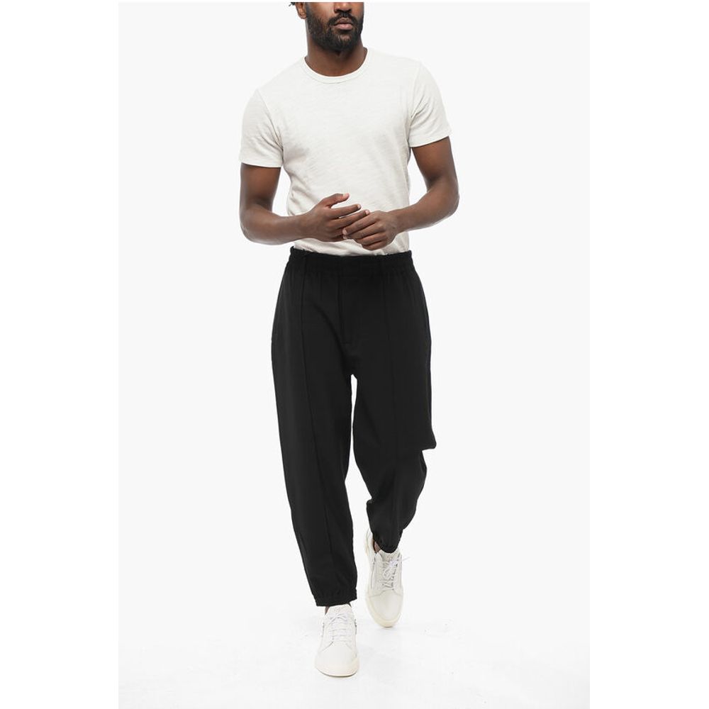 Armani EMPORIO Front Pleated 4-Pocketed Pants with Cuffs