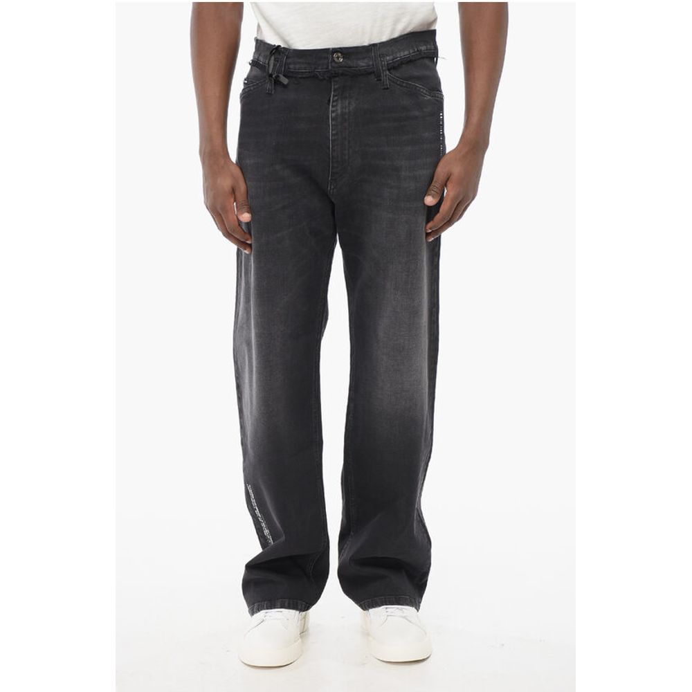 Dolce & Gabbana Stone Washed Denims with Raw-cut Details 25cm