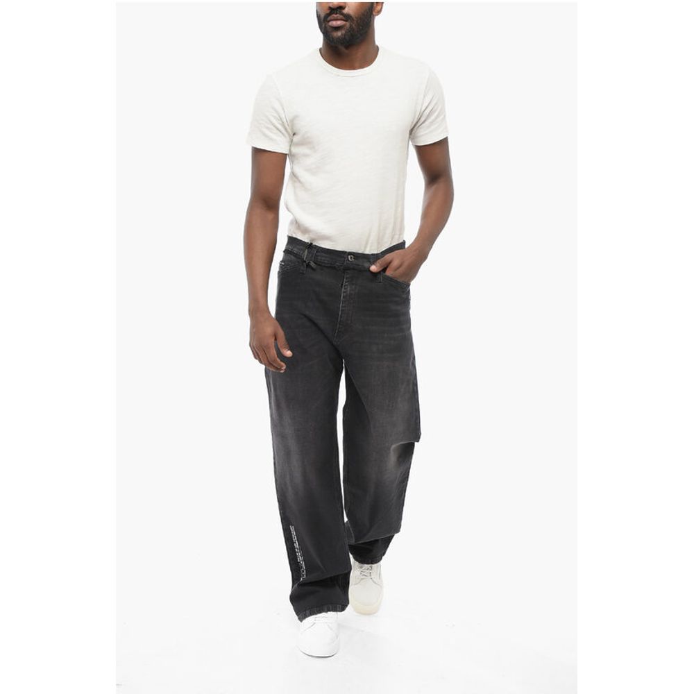 Dolce & Gabbana Stone Washed Denims with Raw-cut Details 25cm
