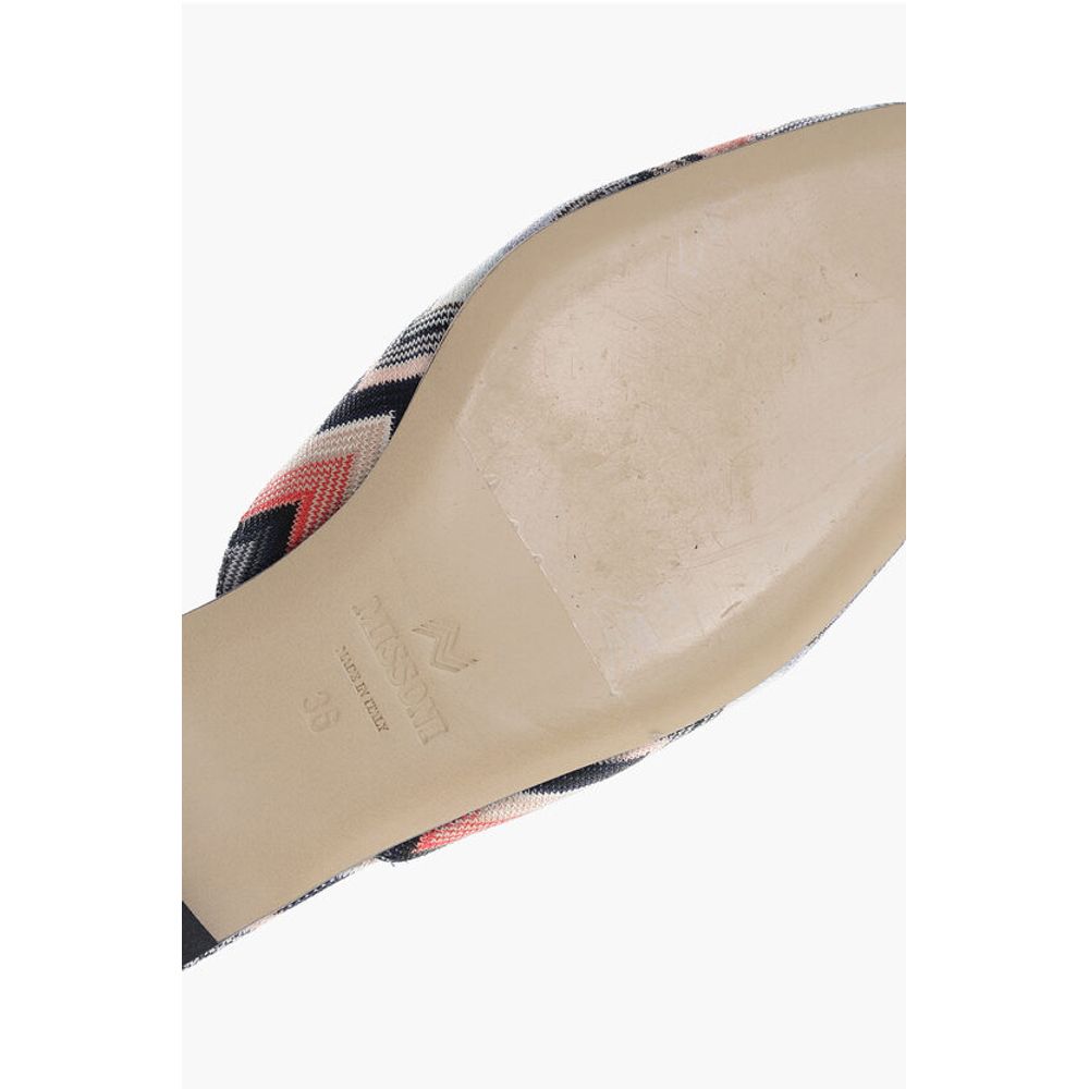 Missoni Fabric ALICUDI Mules with Zig Zag Motif