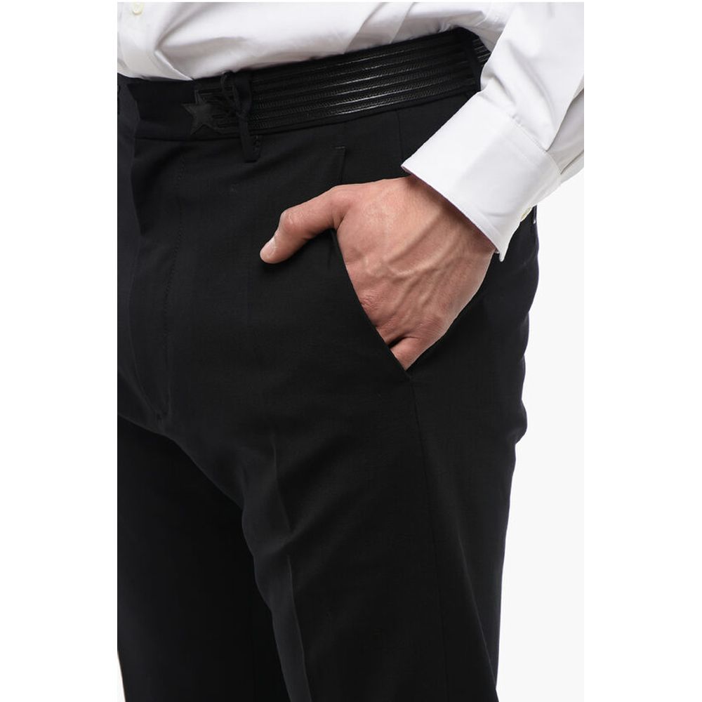 Dsquared² Cigarette Pants with Striped Detail
