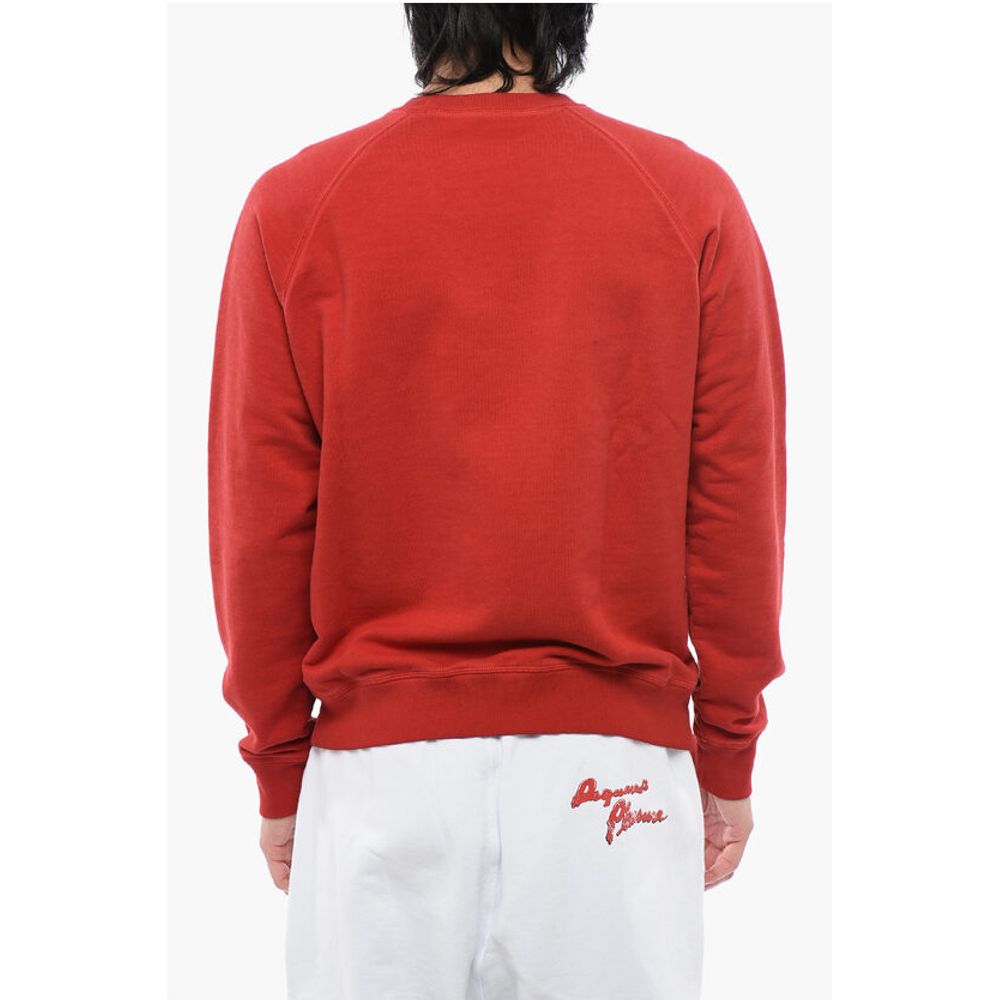 Dsquared² Cool Raglan Fit Brushed Cotton Crewneck Sweatshirt