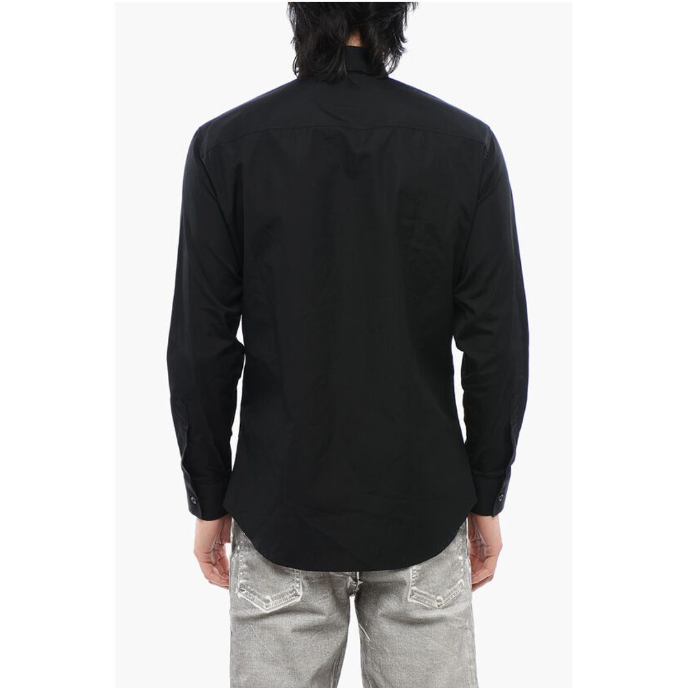 Dsquared² Long Sleeved NIGHT COLLEGE Shirt With Sequined Logo