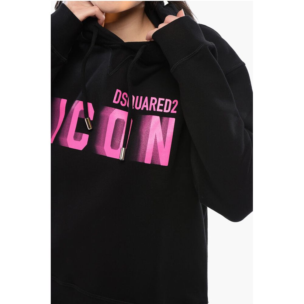 Dsquared² Brushed Cottton BLURRED ICON Hoodie