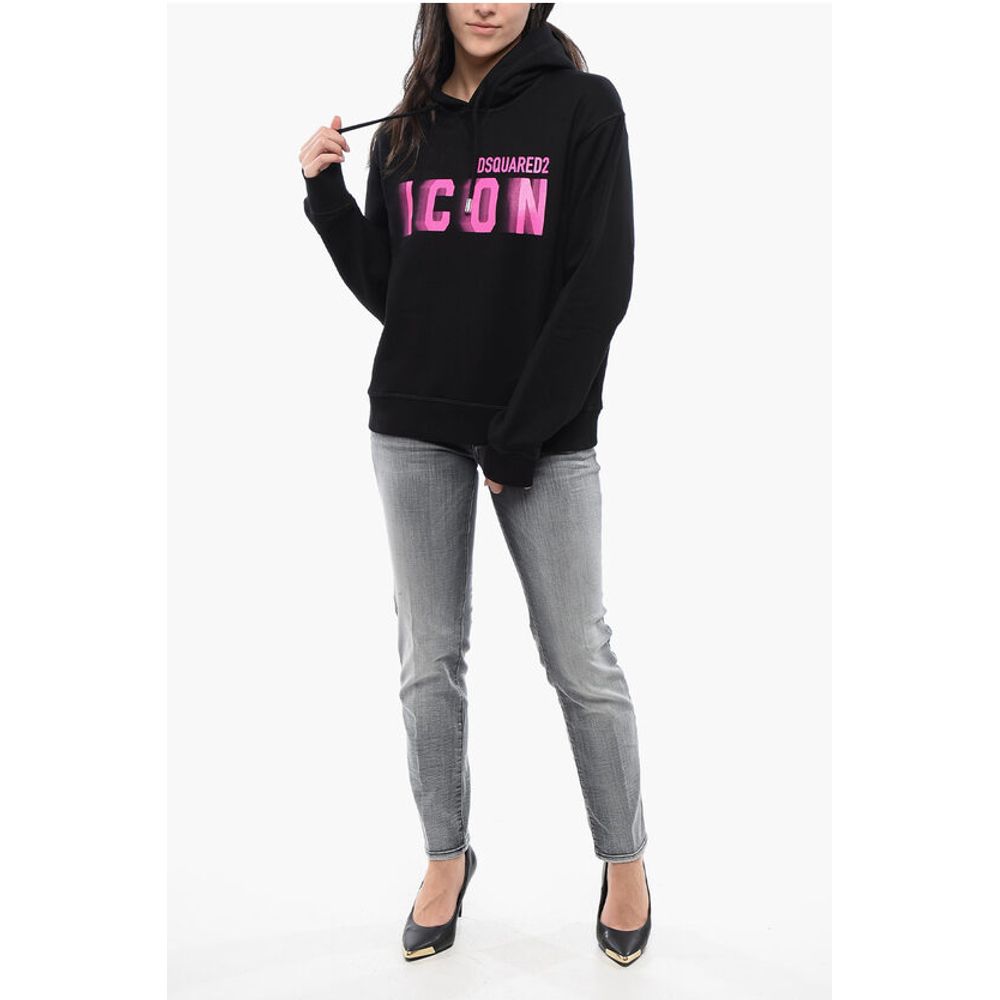 Dsquared² Brushed Cottton BLURRED ICON Hoodie