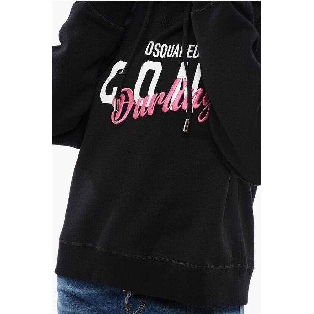 Dsquared² Fleece Cotton ICON DARLING Hoodie