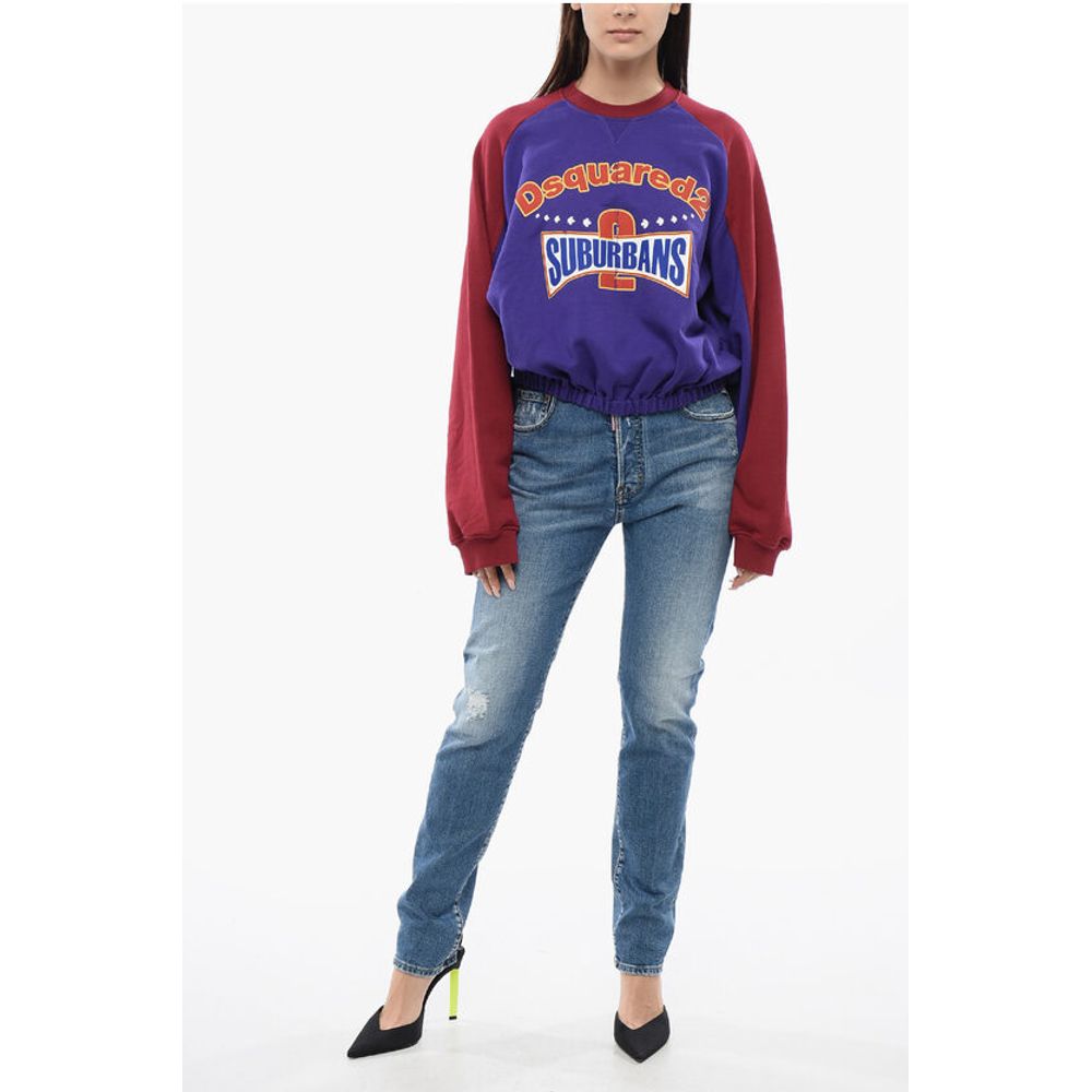 Dsquared² Printed SUBURBANS Athletic Fit Sweatshirt