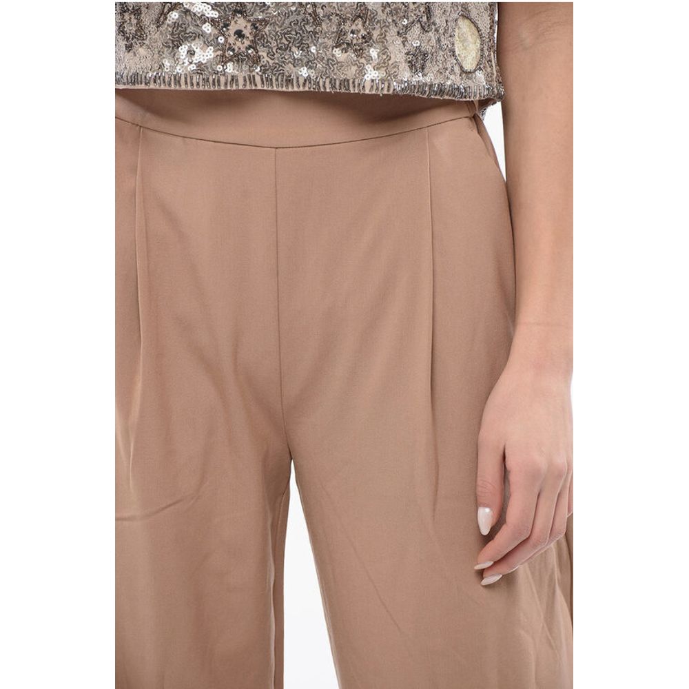 AllSaints Single Pleated ALEIDA Palazzo Pants with Drawstring Waist