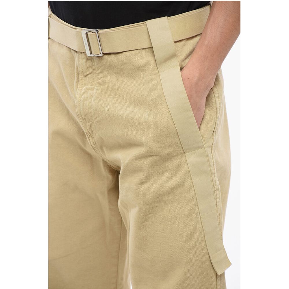 Jacquemus Cotton Straight Fit Chinos Pants with Belt