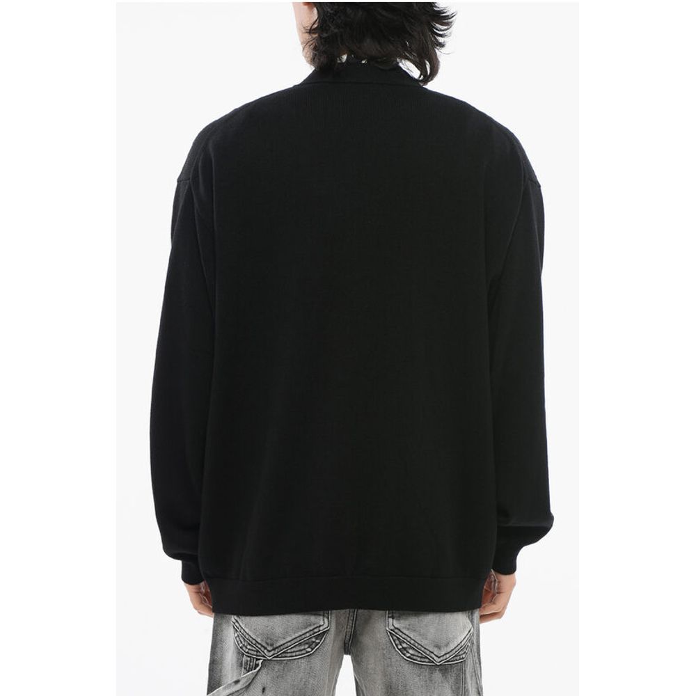 Kenzo V Neck BOKE FLOWER Wool Cardigan