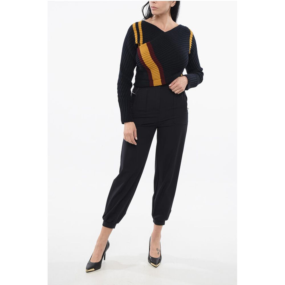 Dries Van Noten Ribbed Deconstructed Sweater
