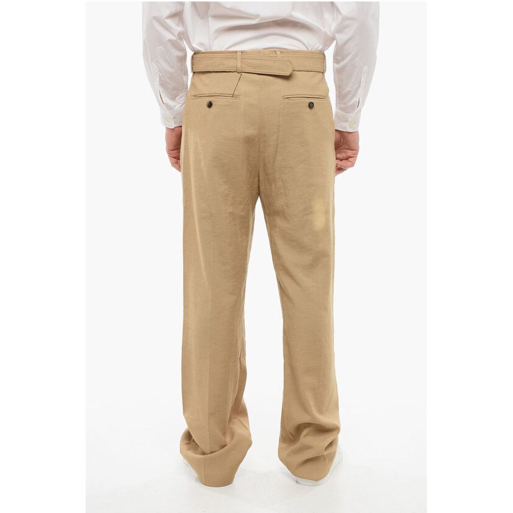 Dries Van Noten 4-Pocketed Straight Fit Pants with Belt