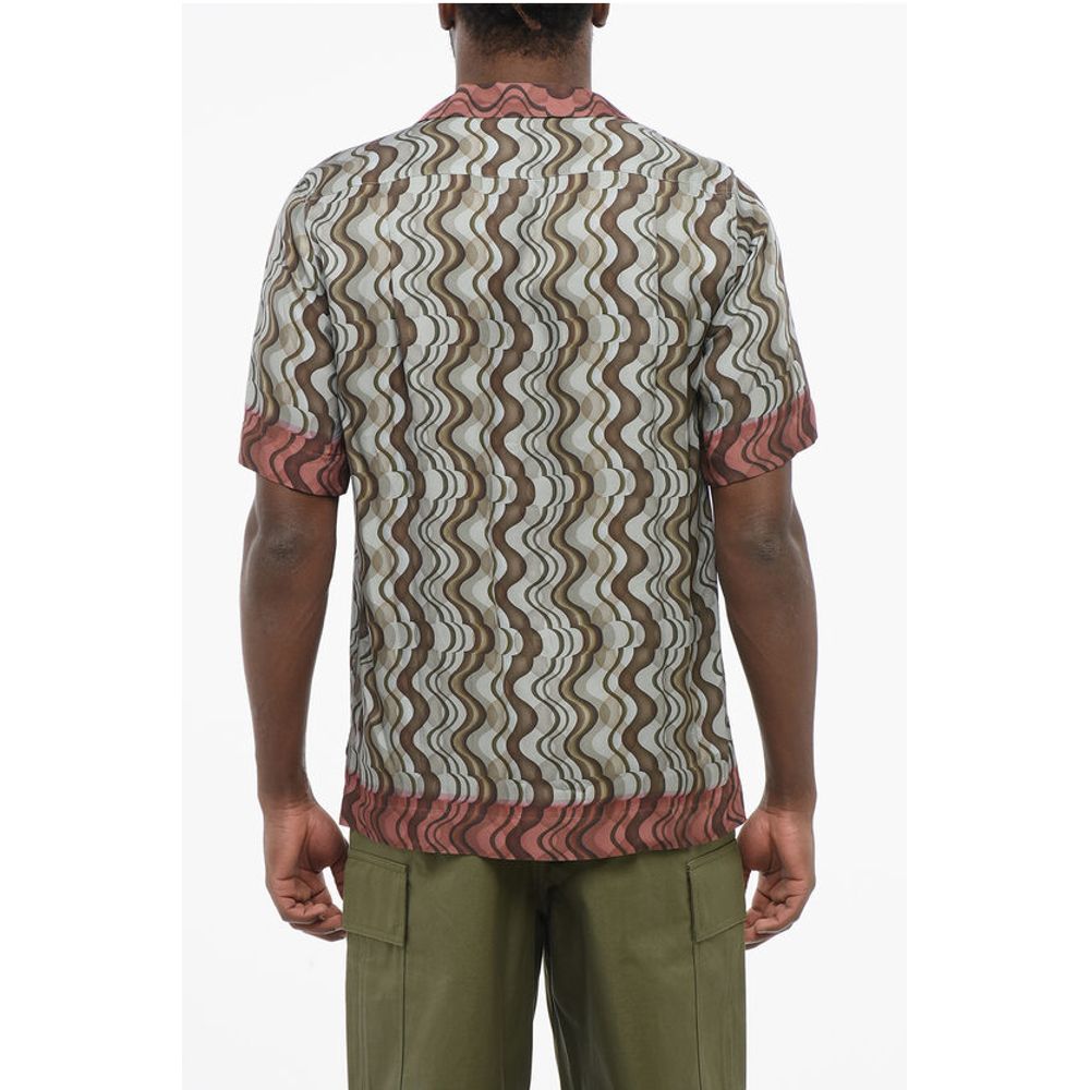 Dries Van Noten Geometric Patterned CARLTONE Chiffon Shirt